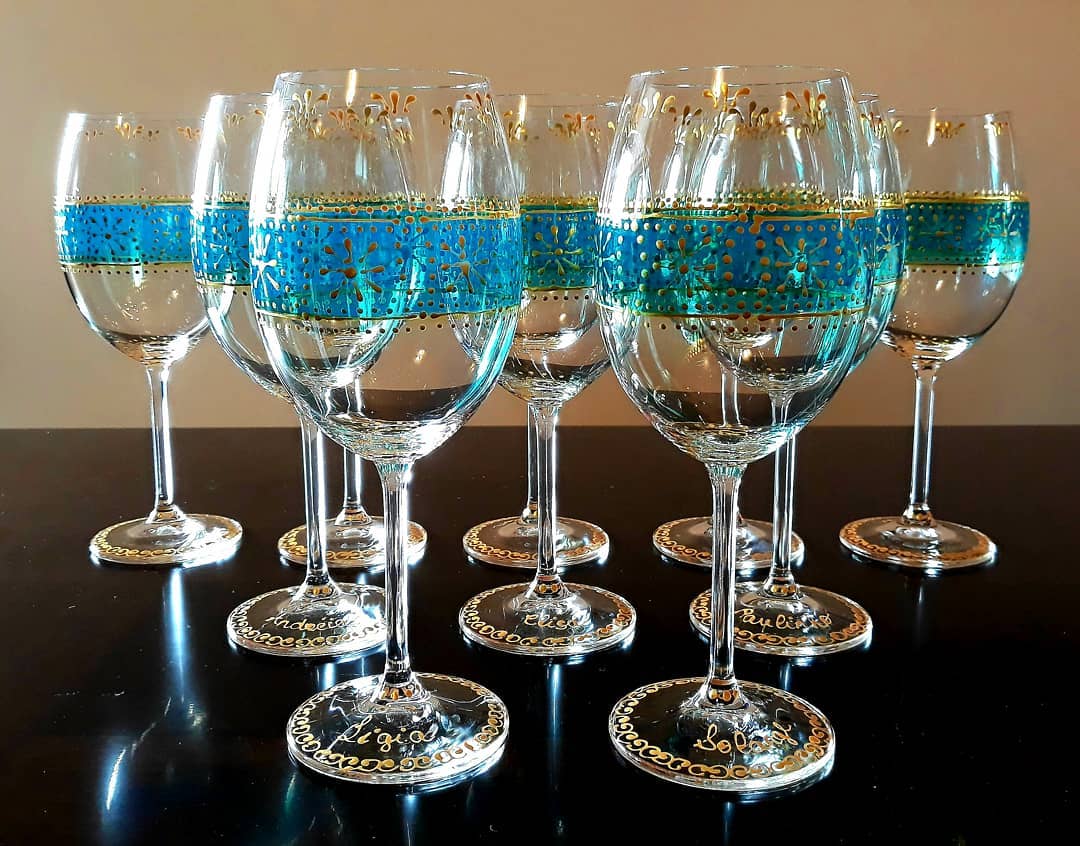 decoração com taças