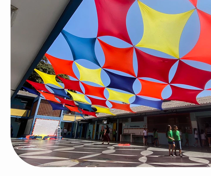 como fazer triângulos tecido tensionado passo a passo