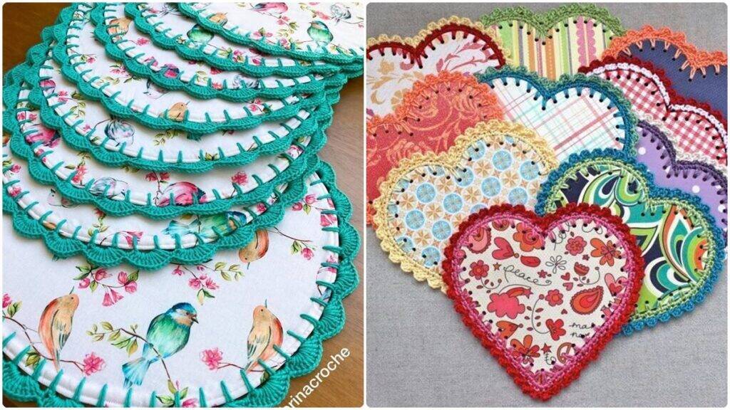 como aplicar tecido na parede colorida