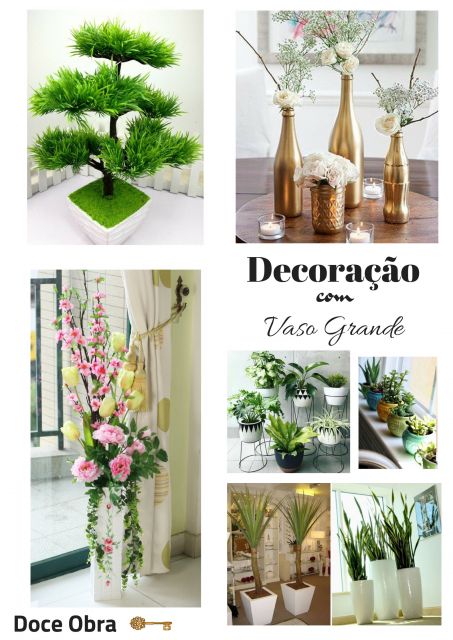 5 Maneiras Criativas de Usar Vasos de Vidro Grandes na Sua Sala