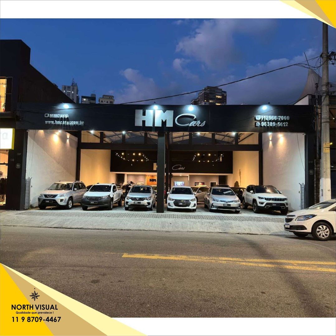 iluminacao led para showroom de carros