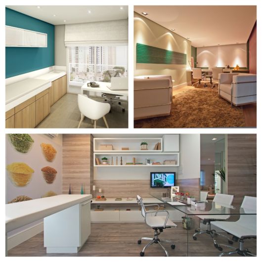 decoração recepção consultório odontológico pequeno infantil