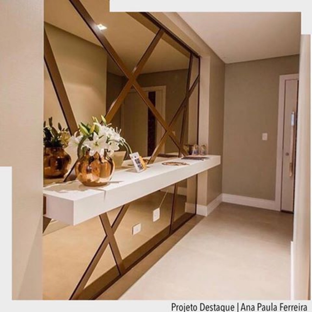 espelho redondo vs espelho oval para corredor