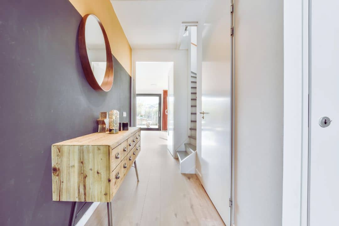 decoração corredor estreito