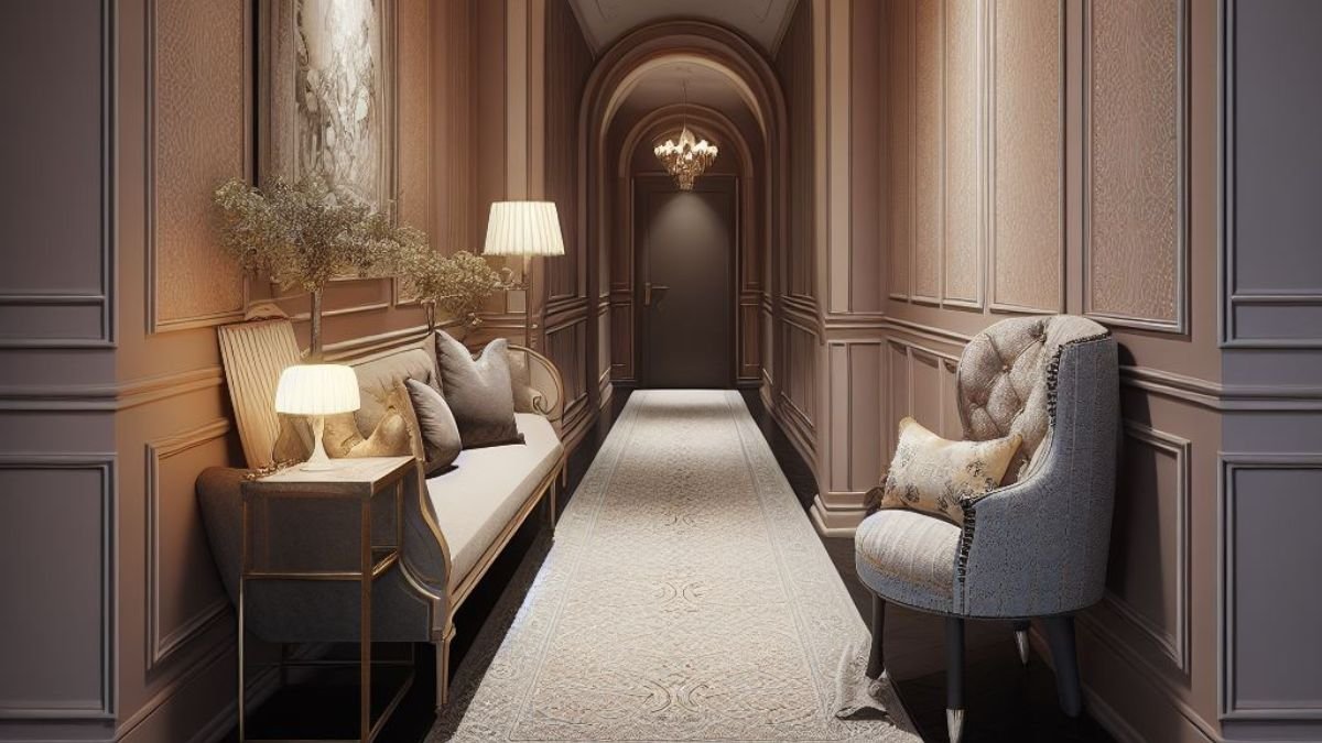 decoração corredor estreito interno