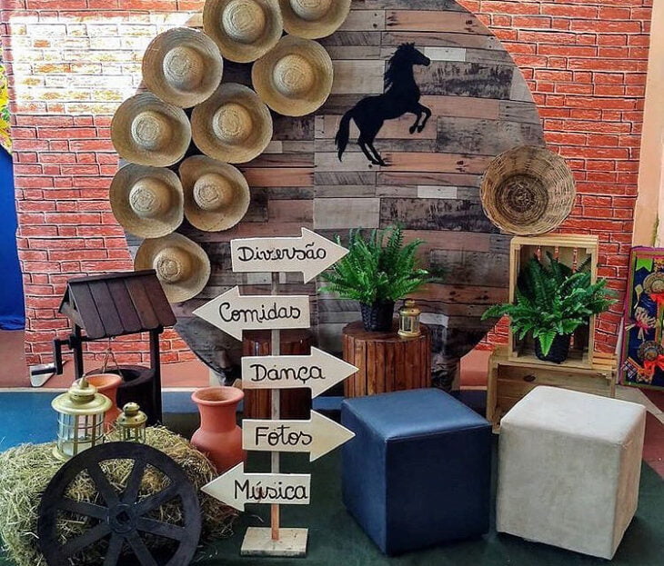 decoração country