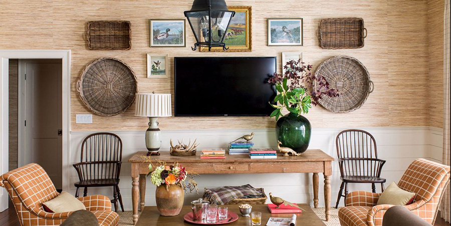 decoração country para sala