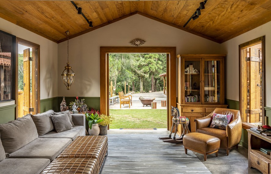 decoração country sala barata e bonita