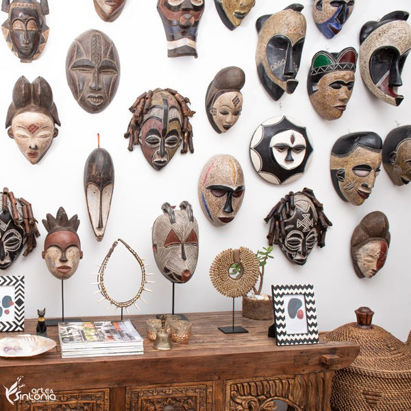 ideias decoração cultura africana sala