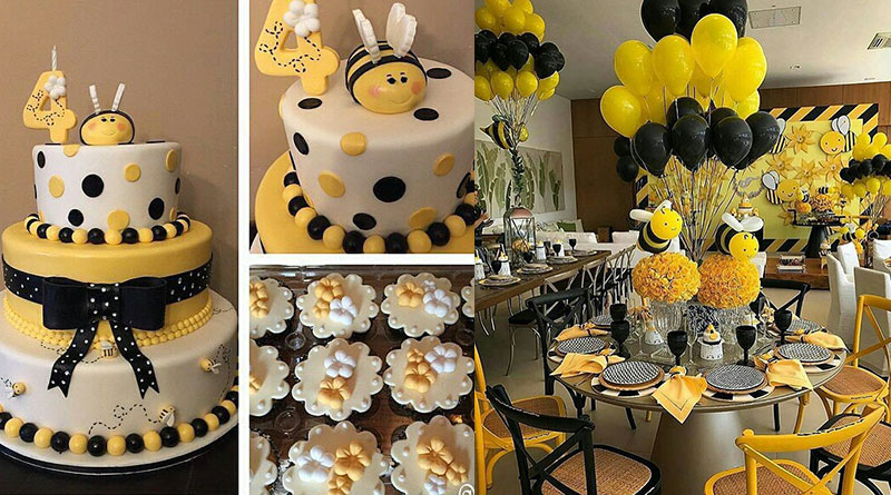 ideias de decoração festa abelhinha para chá de bebê