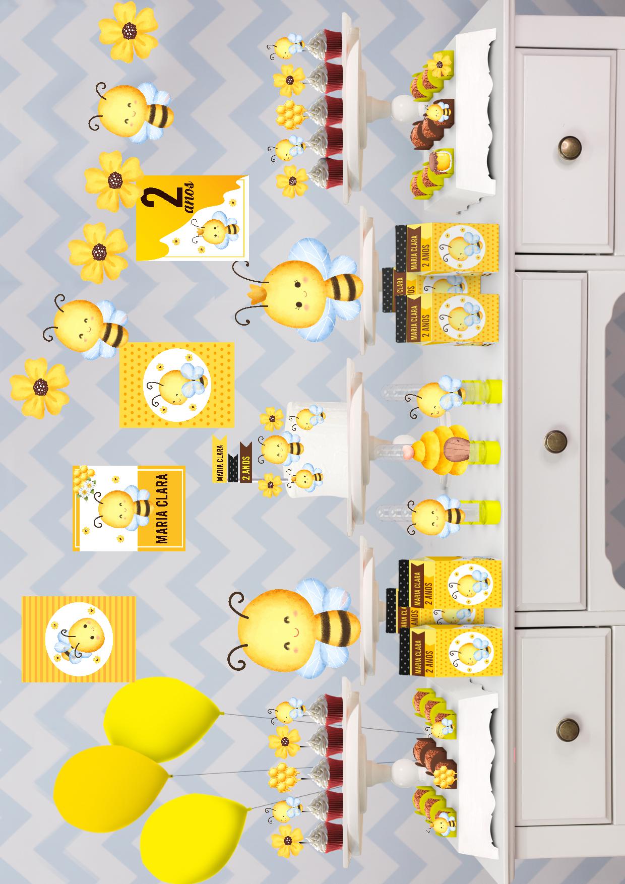 ideias de decoração festa abelhinha para chá de bebê