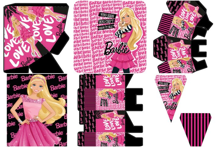 Ideias Criativas de Caixinhas Personalizadas no Tema Barbie
