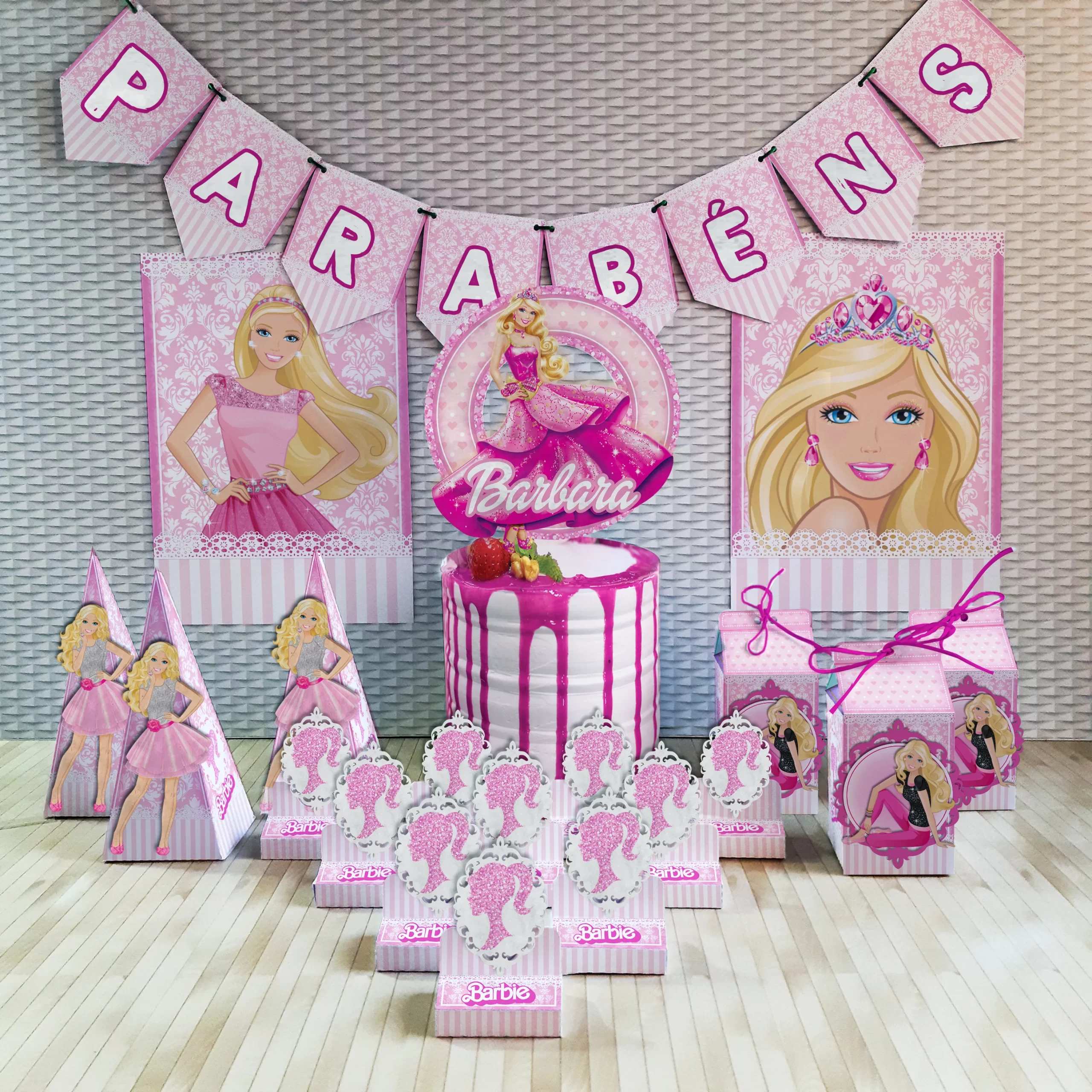 Ideias Criativas de Caixinhas Personalizadas no Tema Barbie