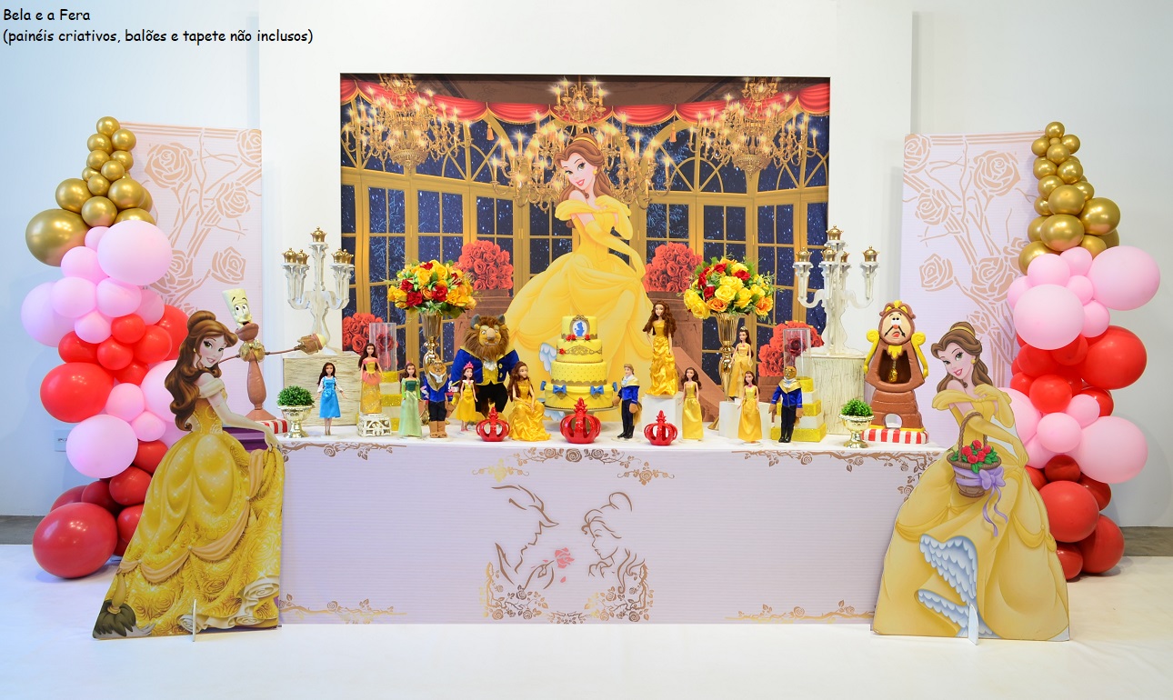 quanto custa decoração bela e a fera simples