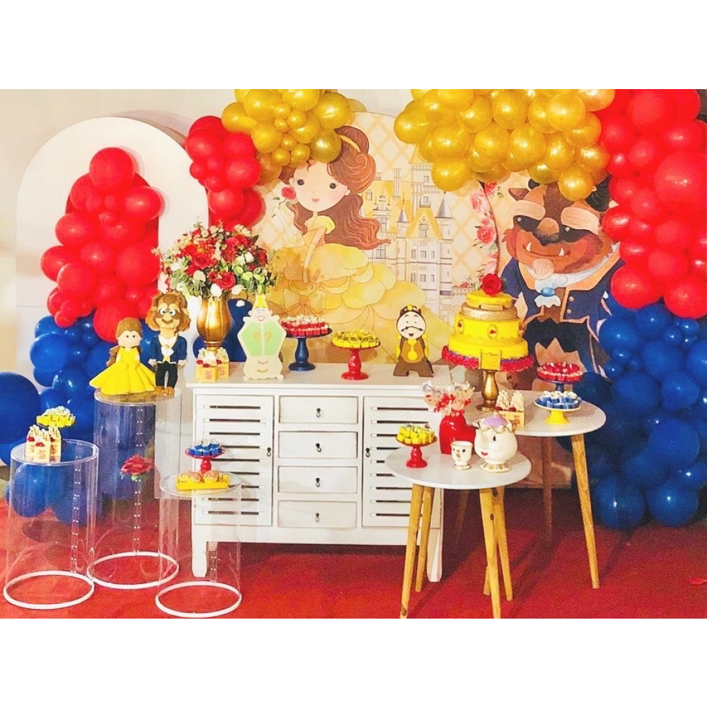 decoração da bela e a fera simples