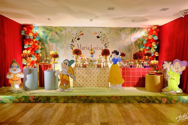 lembrancinhas personalizadas branca de neve 1 ano