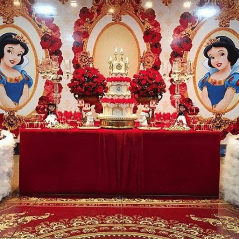 erros comuns ao decorar festa branca de neve