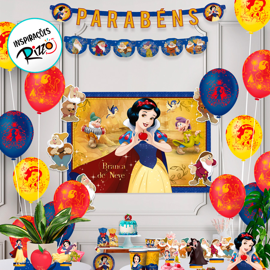 decoração da branca de neve baby