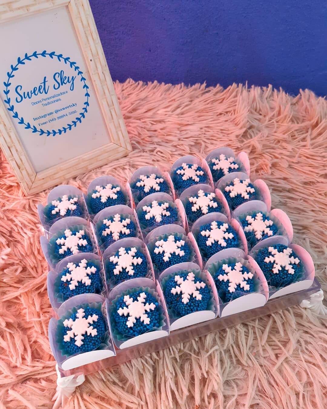 decoração da frozen