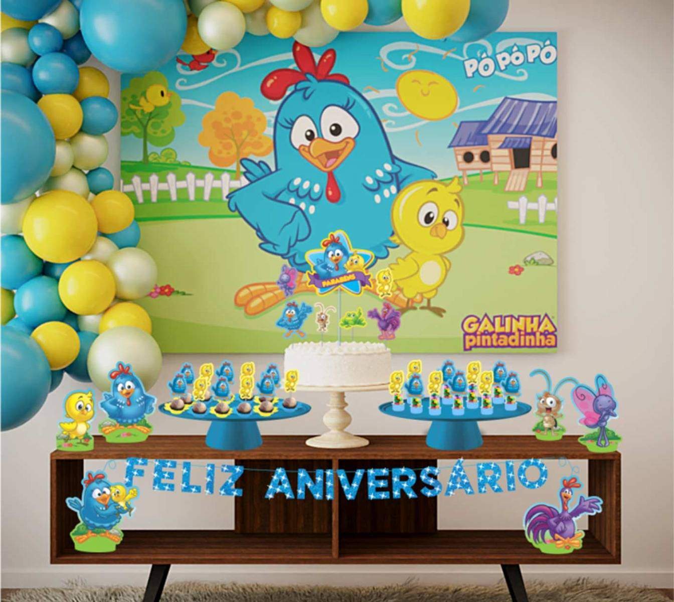 decoração da galinha pintadinha