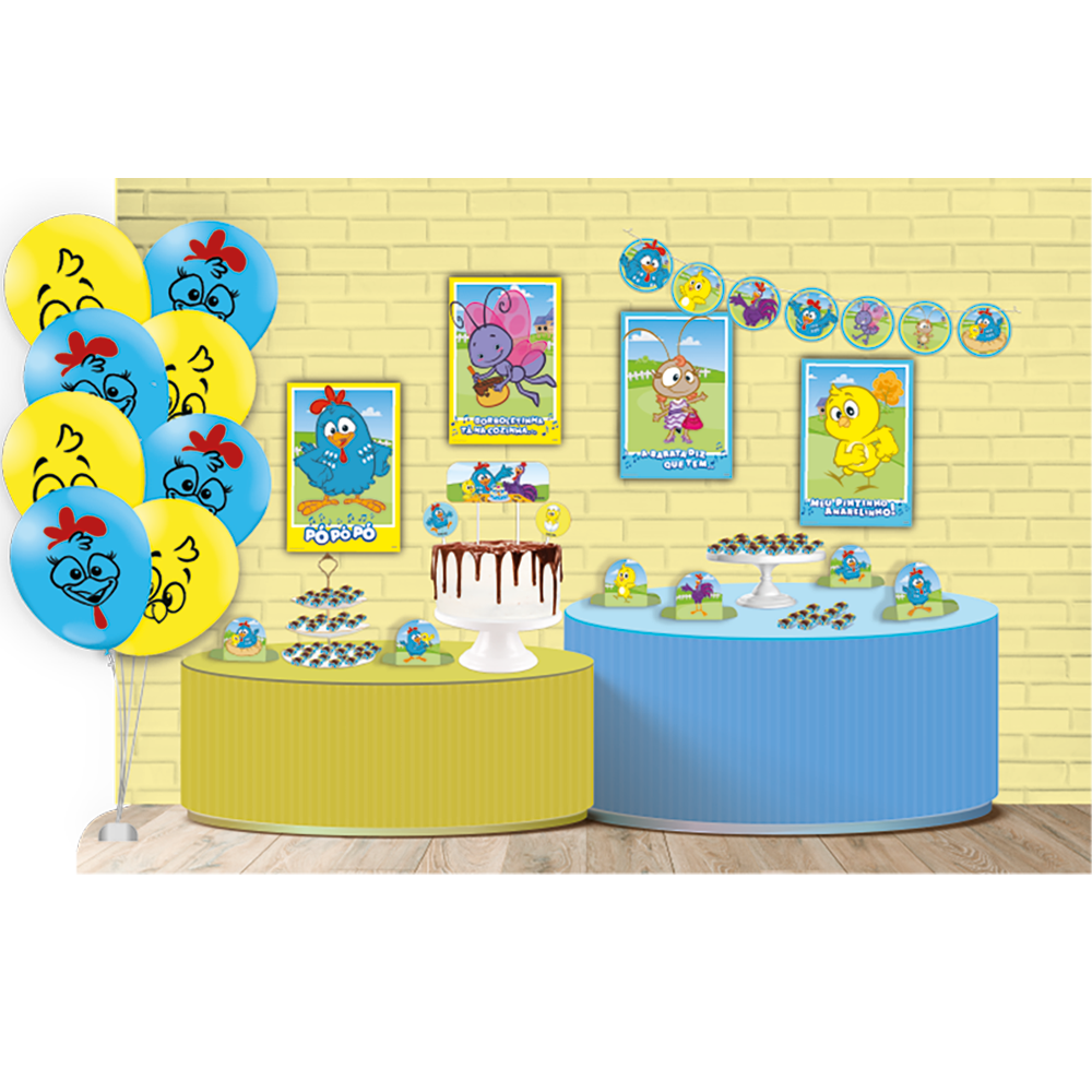 decoração da galinha pintadinha