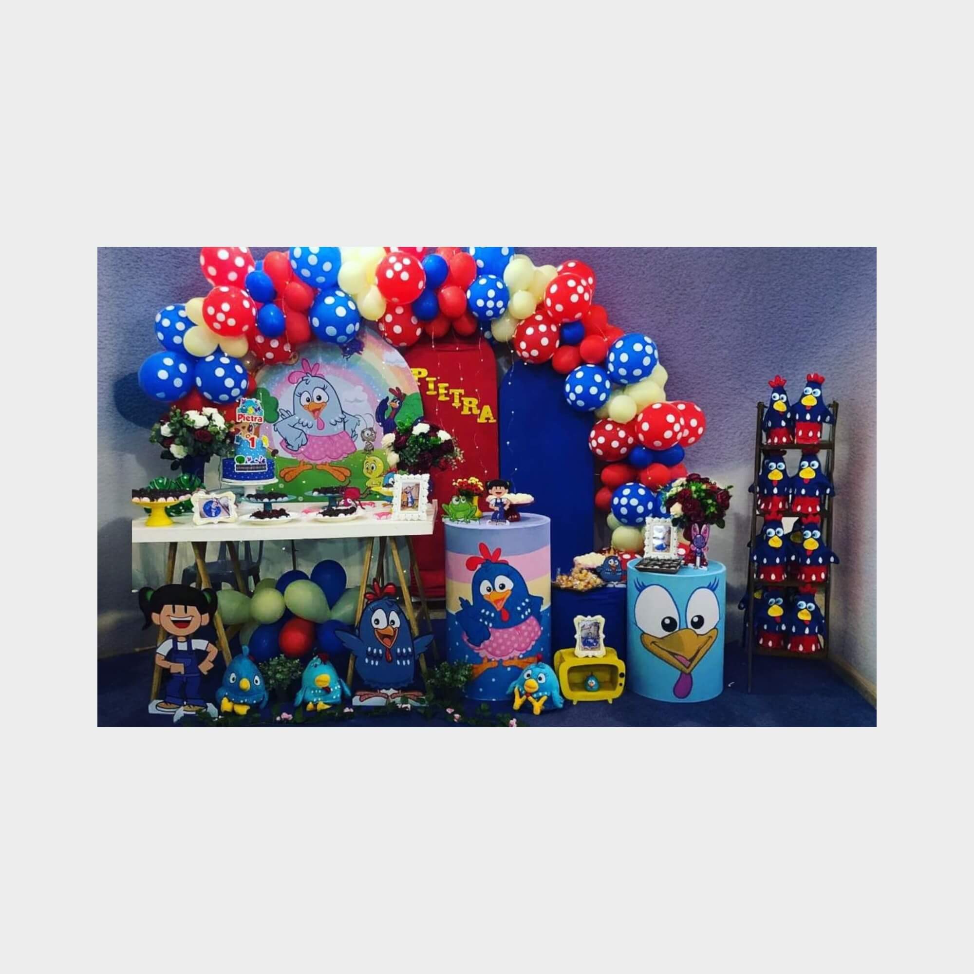 decoração da galinha pintadinha