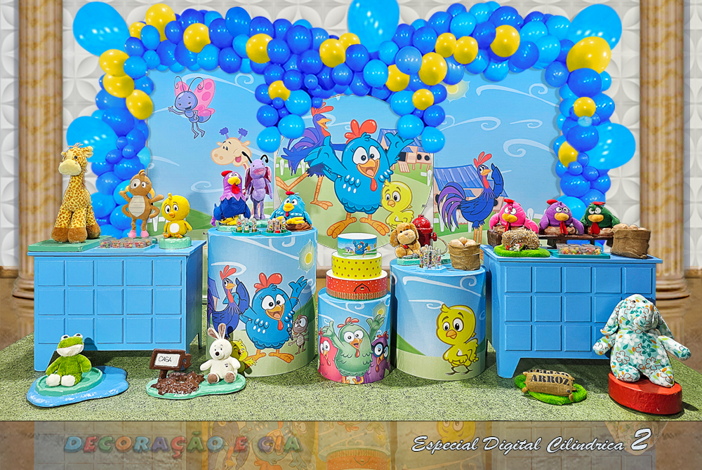 decoração da galinha pintadinha