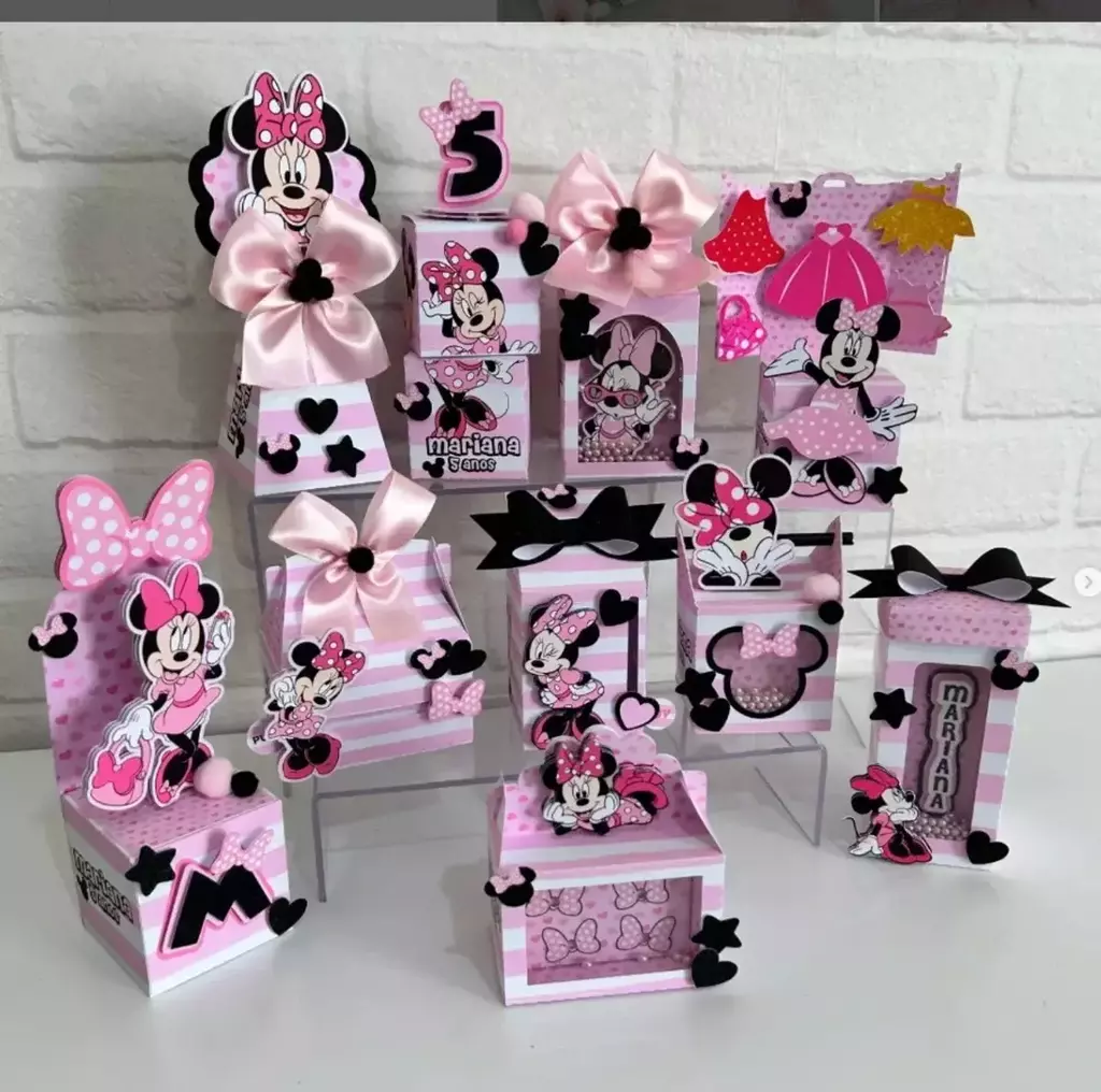 decoração da minnie rosa