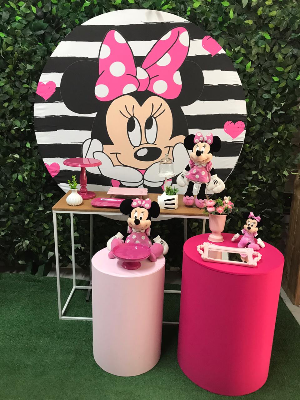 decoração da minnie rosa