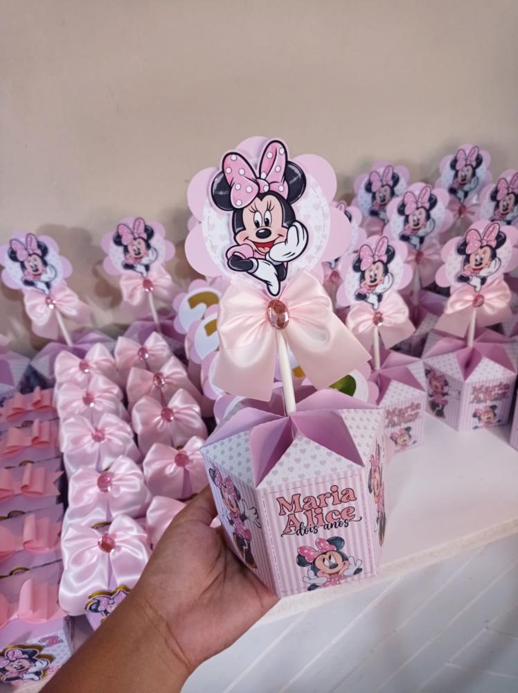 decoração da minnie rosa