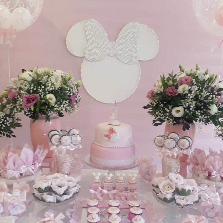 decoração da minnie rosa