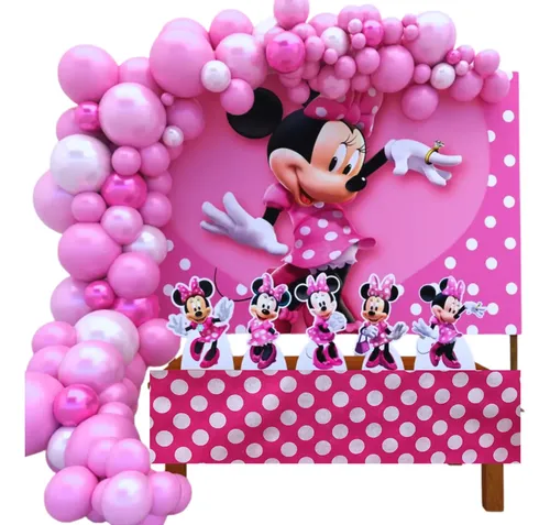 10 ideias criativas decoração minnie rosa tnt