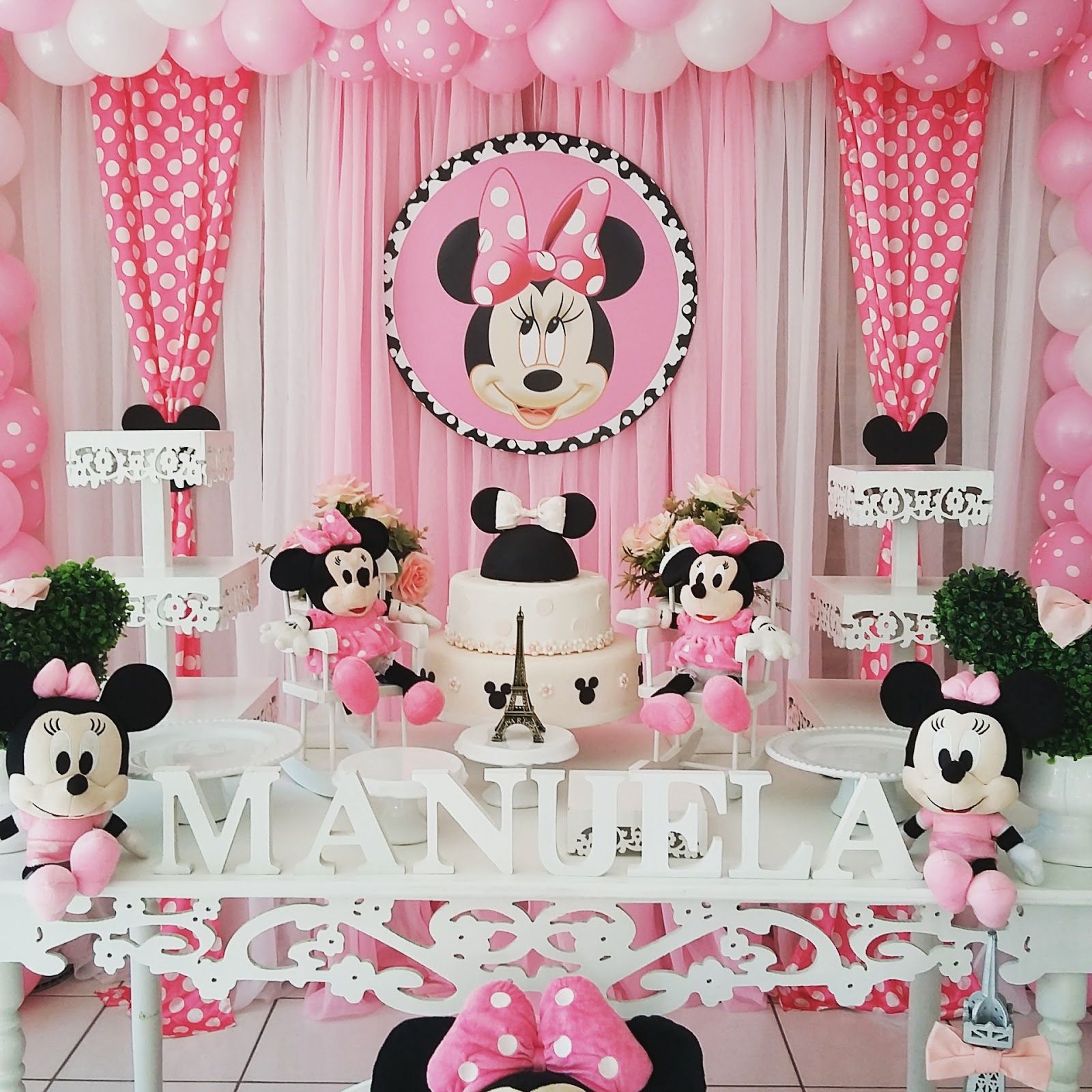 ideias criativas decoração minnie simples