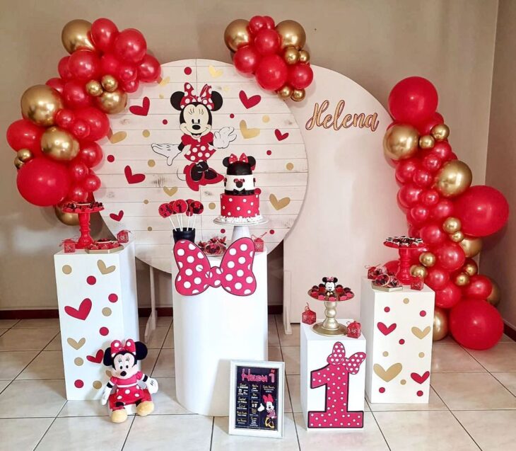 ideias criativas decoração minnie simples