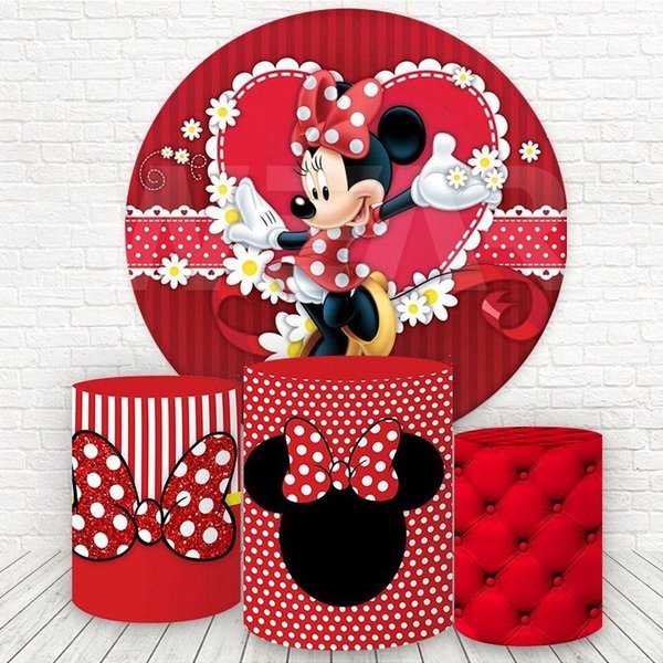 decoração da minnie vermelha