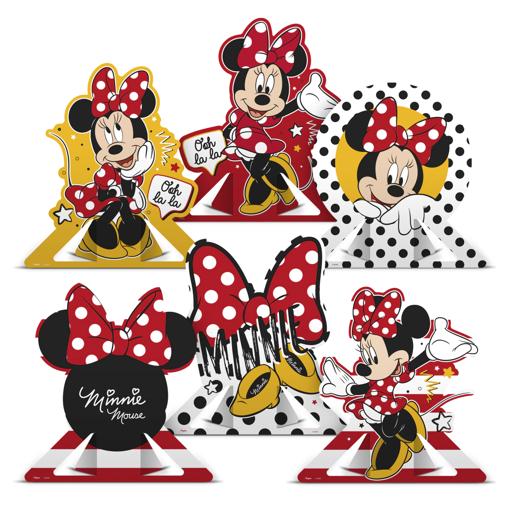 decoração da minnie vermelha