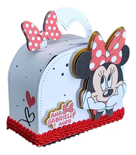 decoração da minnie vermelha