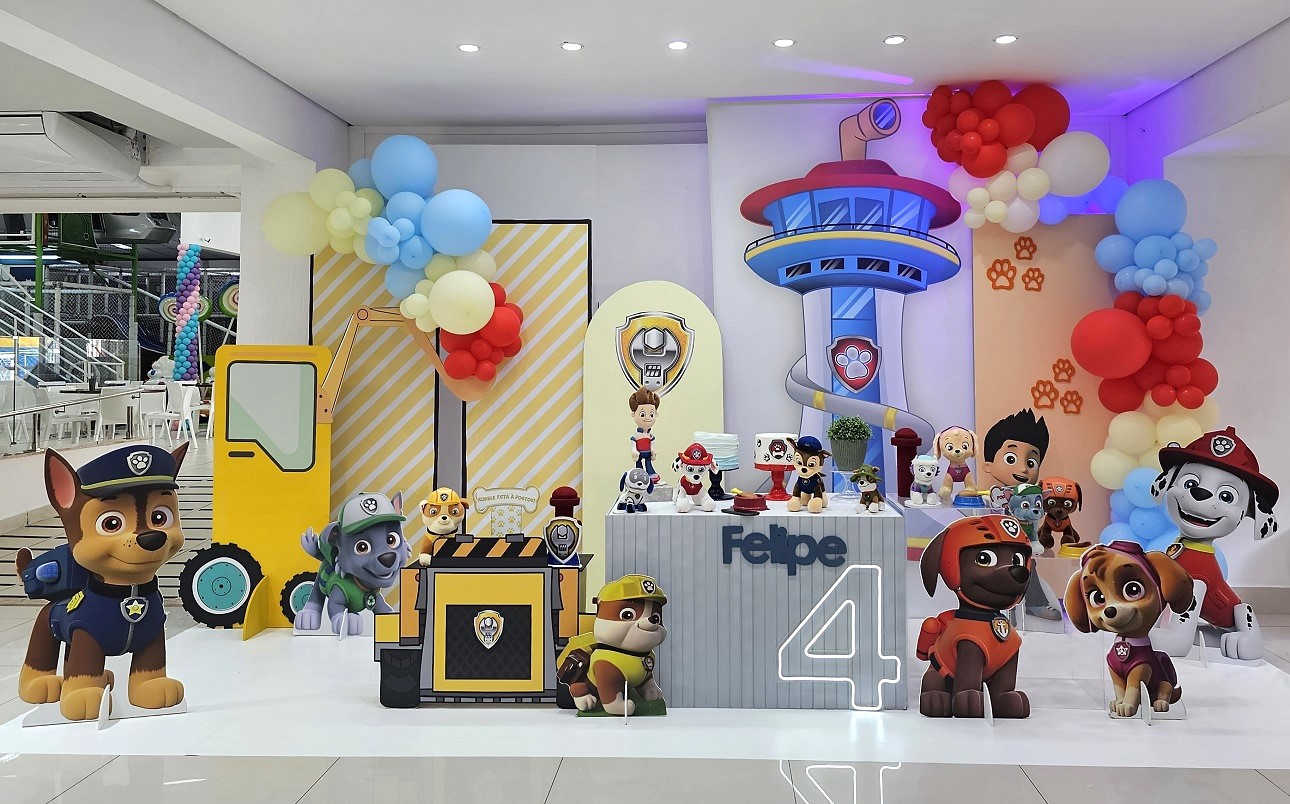 decoração da patrulha canina