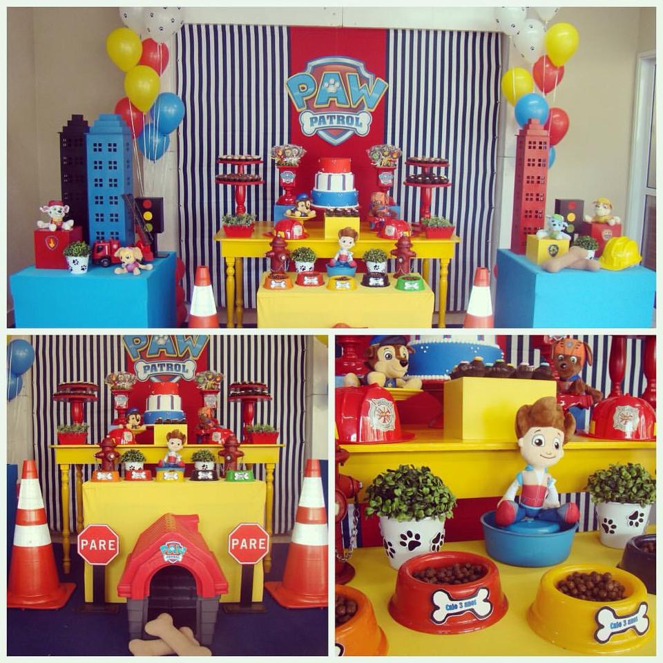 decoração da patrulha canina