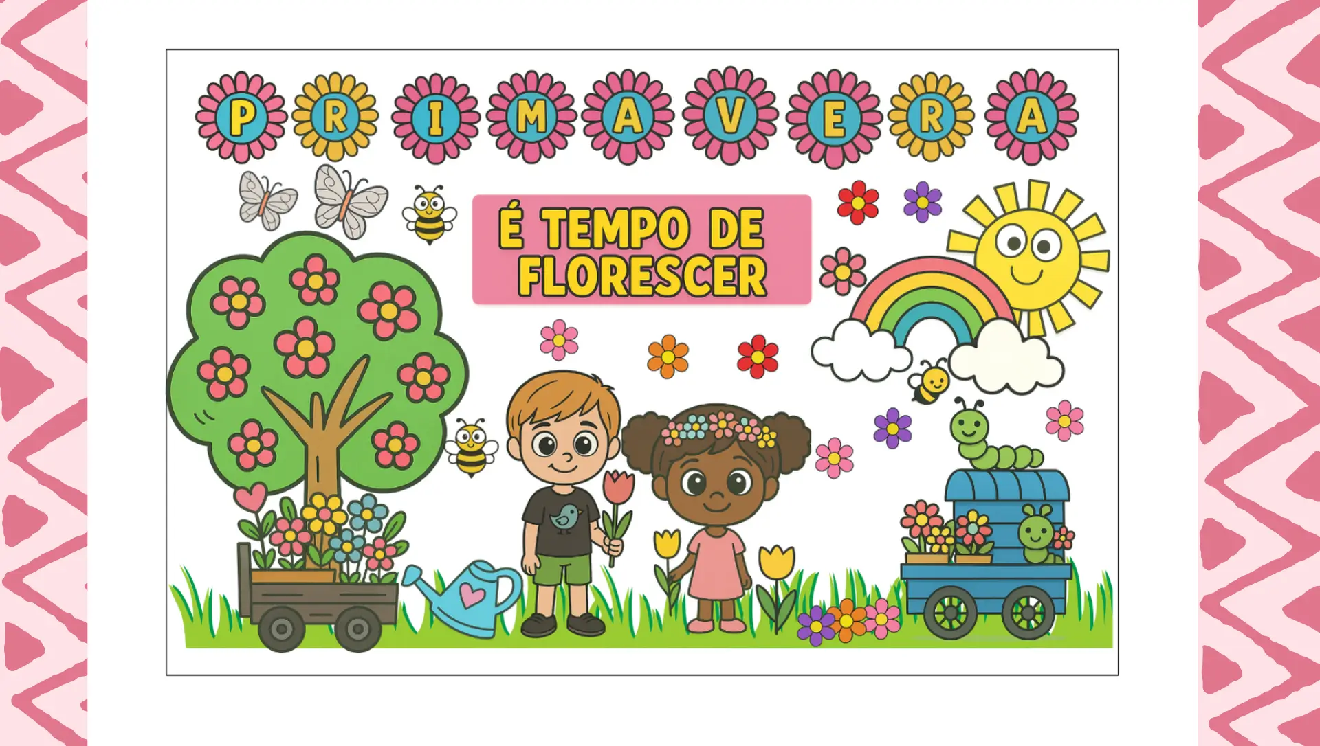 passo a passo painel primavera árvore 3d tnt