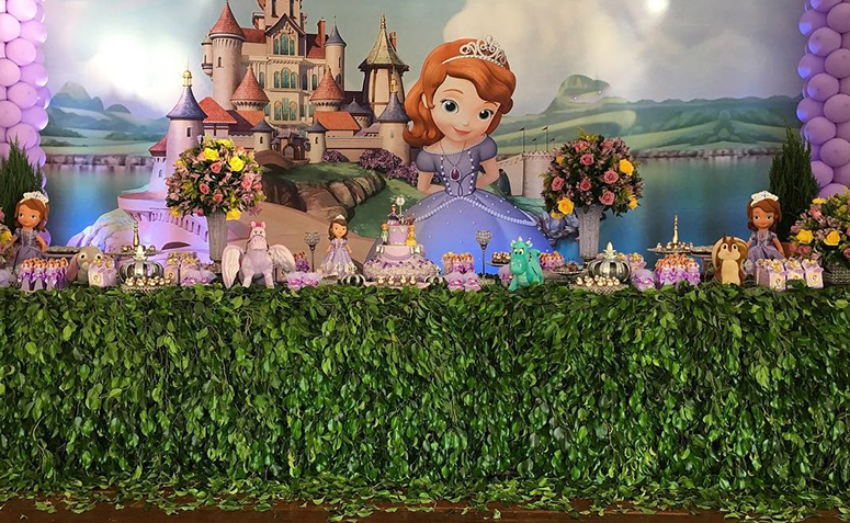 decoração da princesa sofia
