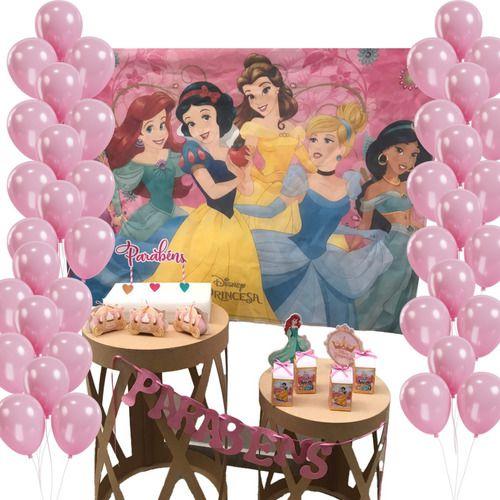 Painel e Mesa Principal: Dicas para uma Decoração de Princesas Deslumbrante com Pouco Gasto