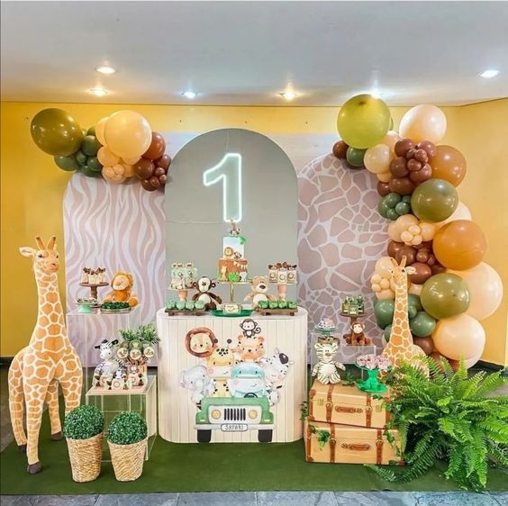 decoração de 1 ano menino