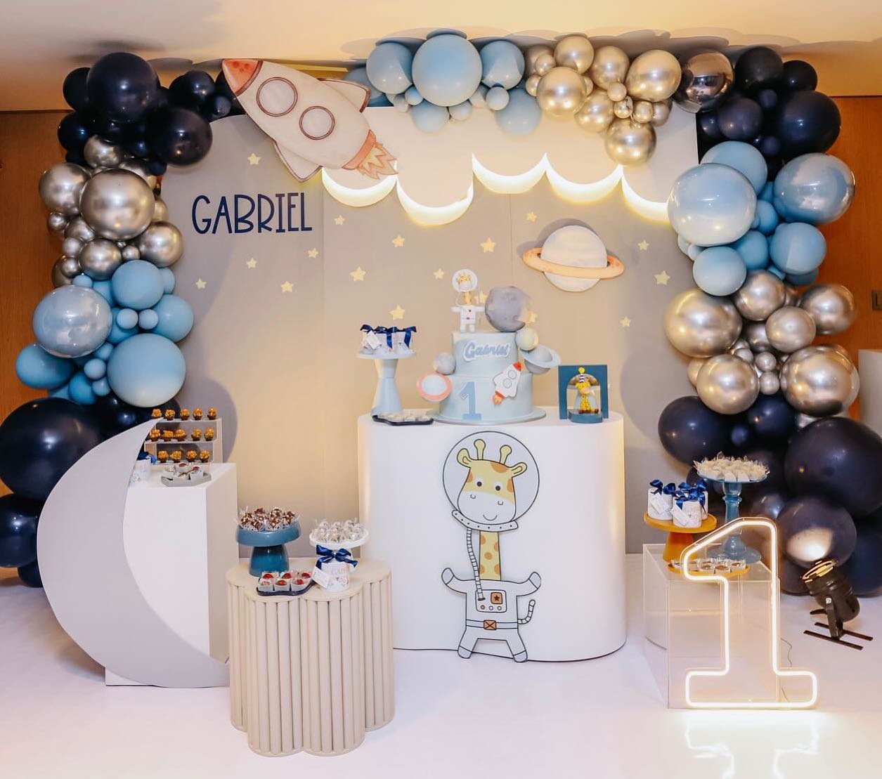 ideias de decoração festa 1 ano menino simples