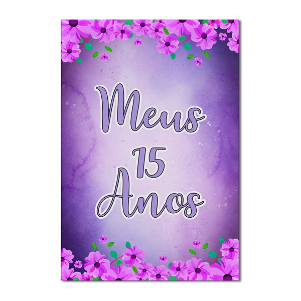 decoração de 15 anos lilás