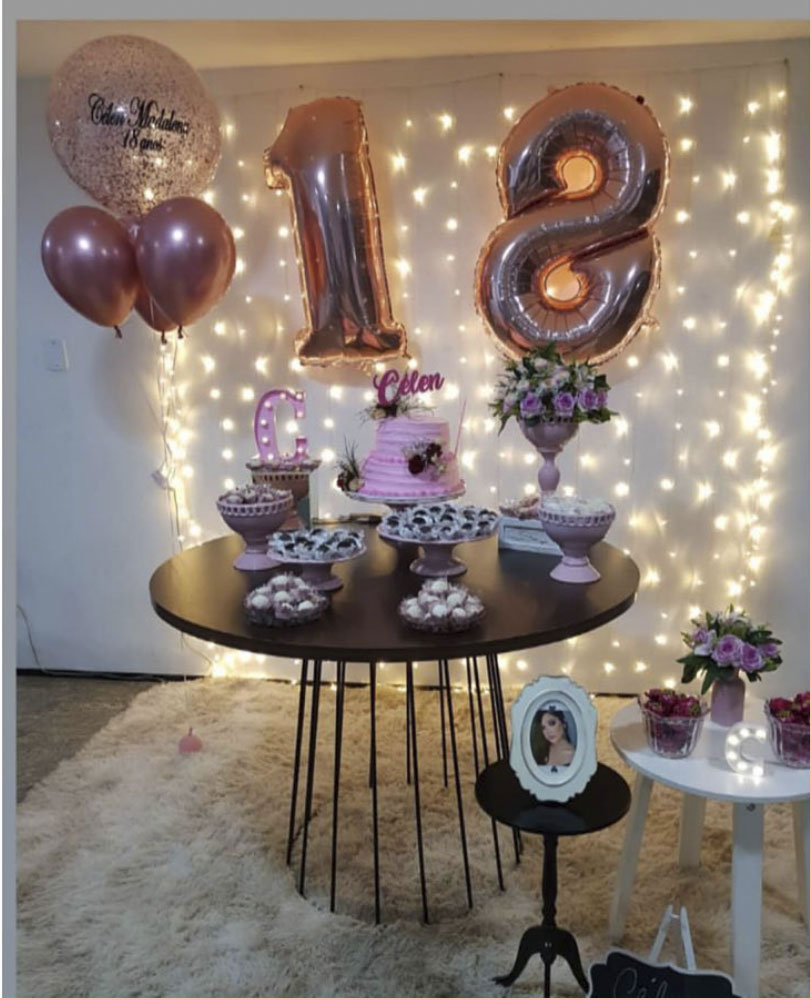 como economizar decoração festa 18 anos feminina