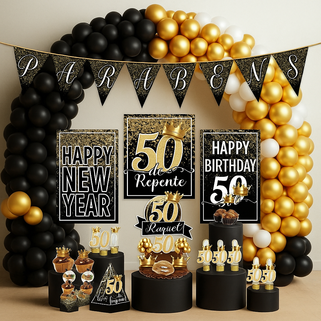 decoração de 50 anos