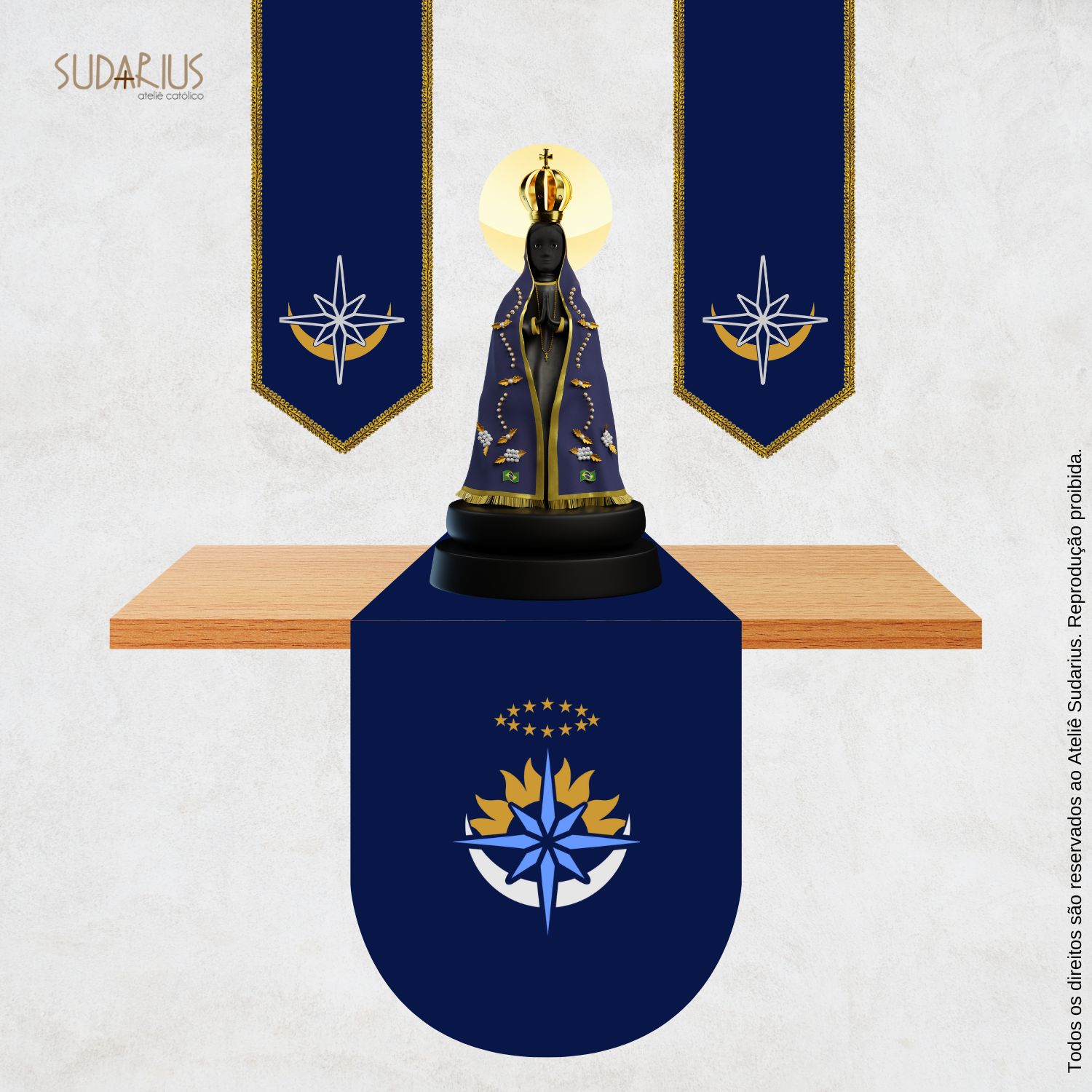 decoração de altar para nossa senhora aparecida