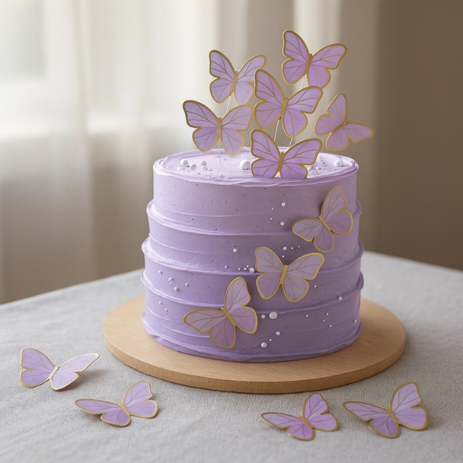 ideias decoração aniversário borboleta lilás