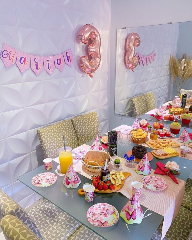 ideias criativas decoração café da manhã aniversário